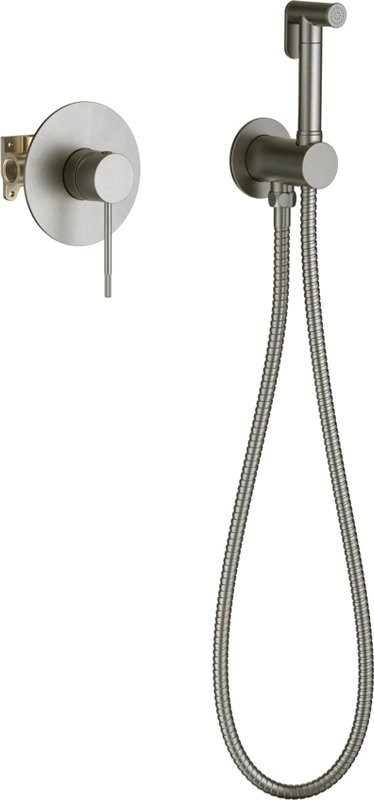 Гигиенический душ Timo Saona 2389/18SM со смесителем, С ВНУТРЕННЕЙ ЧАСТЬЮ, черное золото