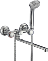 Смеситель с длинным изливом для ванны D-lin 811-F D143811-F хром Смеситель с длинным изливом для ванны D-lin 811-F D143811-F хром