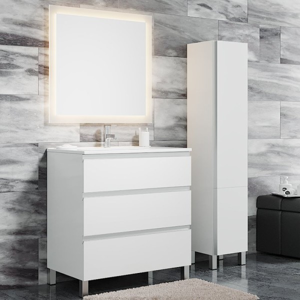 Мебель для ванной комнаты Sanvit Авеню 3 80, белая