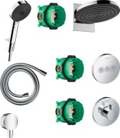 Душевой комплект Hansgrohe Pulsify Pulsify 24150000 + 24302000 + 26453000 + 15741000 + 15745000