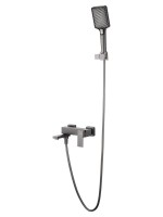 Смеситель для ванны с душем Wonzon & Woghand Cube WW-88639016-BGM темный графит Смеситель для ванны с душем Wonzon & Woghand Cube WW-88639016-BGM темный графит