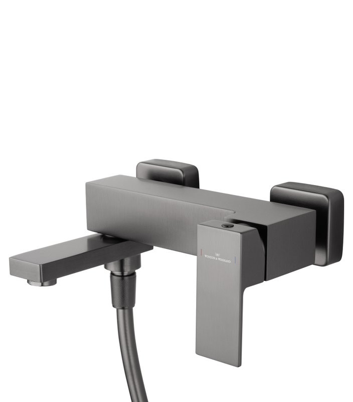 Смеситель для ванны с душем Wonzon & Woghand Cube WW-88639016-BGM темный графит