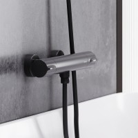 Термостатический смеситель Damixa Scandinavian Pure 366000300 для душа, черный