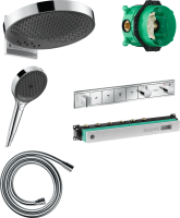 Душевой комплект Hansgrohe Rainfinity 360 (3 jet) 26234000 + 26864000 + 28272000 + 15357000 + 15312180