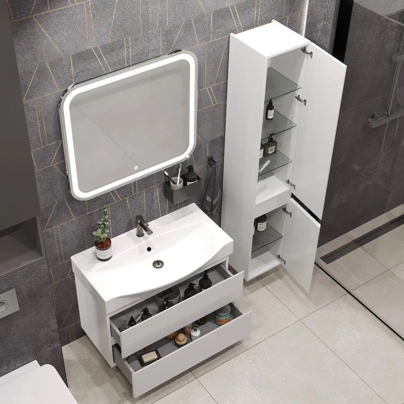 Тумба с раковиной SanStar Arista 85 напольная