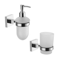 Набор Стакан Fixsen Metra 11106 + Дозатор 11112 Набор Стакан Fixsen Metra 11106 + Дозатор 11112