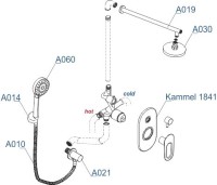 Душевой комплект Wasserkraft A16830