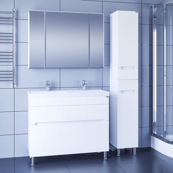 Мебель для ванной комнаты СаНта Лондон 100/2 напольная