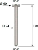 Кронштейн для верхнего душа Remer SS347N30 30 см