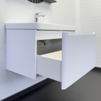 Мебель для ванной комнаты Comforty Арзамас 80-1 подвесная, матовая белая