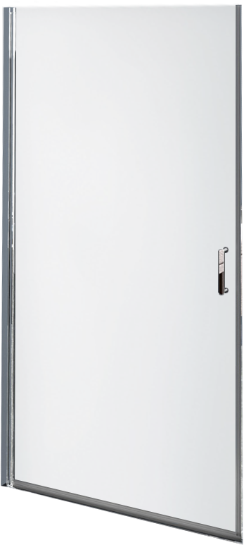 Душевая дверь в нишу BelBagno Uno B-1-100-P-Cr стекло рифленое