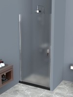 Душевая дверь в нишу BelBagno Uno B-1-100-P-Cr стекло рифленое