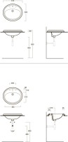 Раковина Simas Arcade AR859 61 см, с 1 отв
