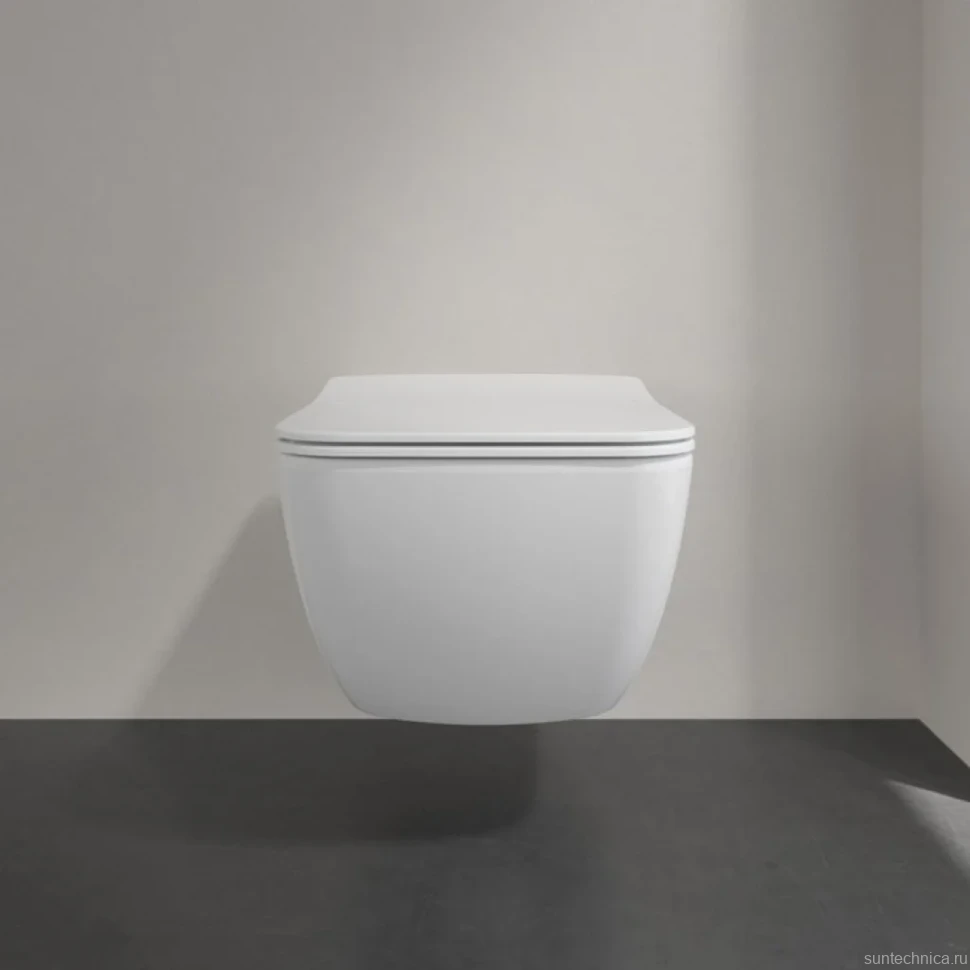 Комплект Унитаз подвесной Villeroy & Boch Venticello 4611RLR1 безободковый, альпийский белый + Крепления Geberit Duofix 111.815.00.1 к стене + Звукоизоляция + Инсталляция UP 320 111.300.00.5 + Кнопка Sigma 01 115.770.21.5 хром