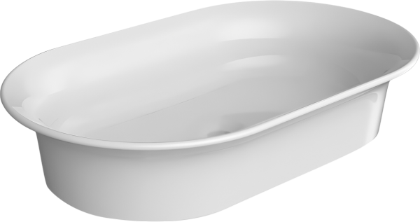 Накладная раковина KERAMA MARAZZI Canaletto 65, глянцевая белая