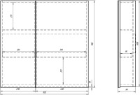 Зеркало-шкаф Dreja Almi 70