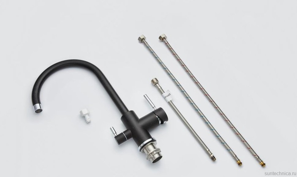 Смеситель для кухни Emar Quartz 3007 морион