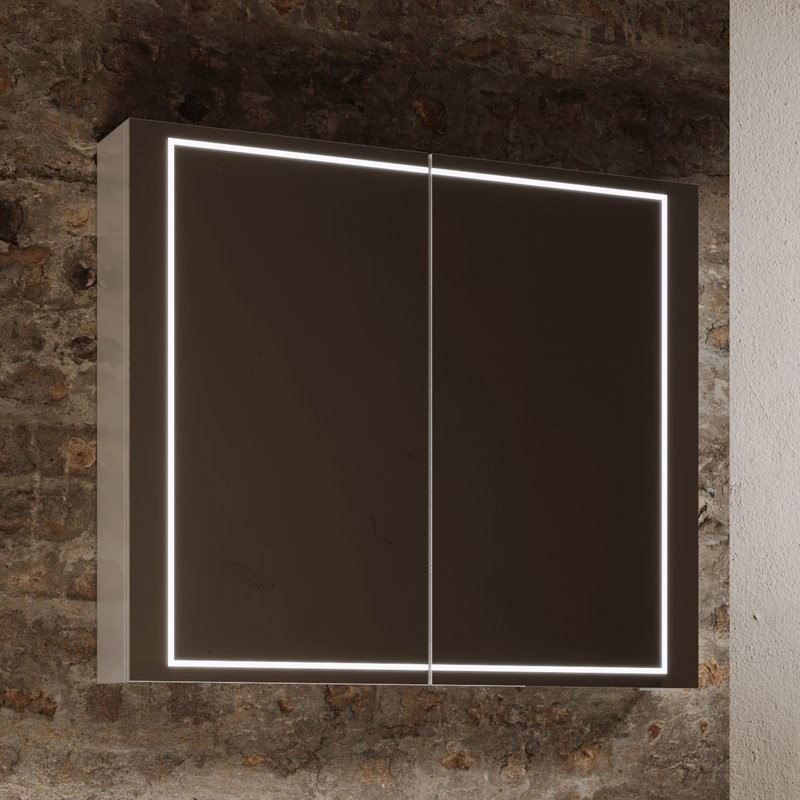 Зеркало-шкаф Aqwella Simplex 70 с подсветкой