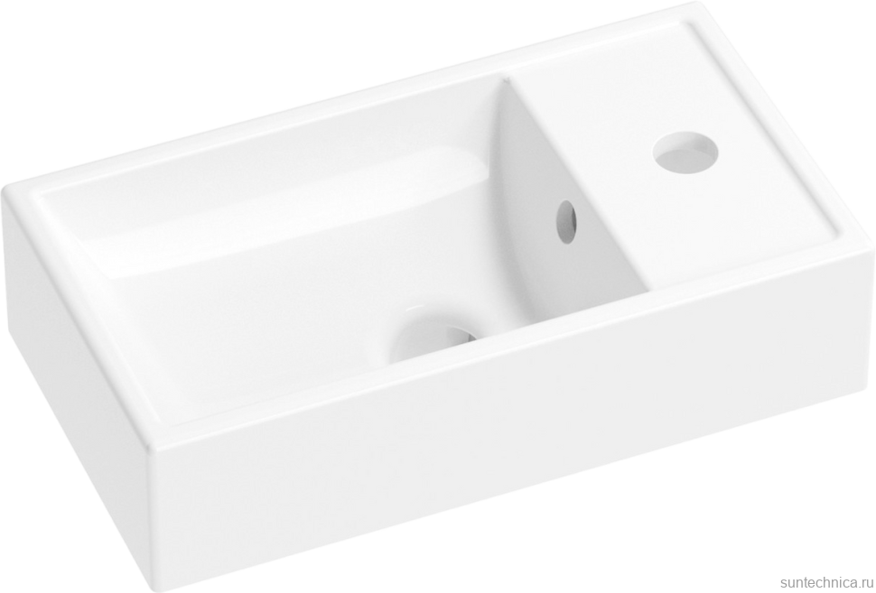 Тумба с раковиной Wellsee WC Area 221804000 40 см, цвет матовый синий