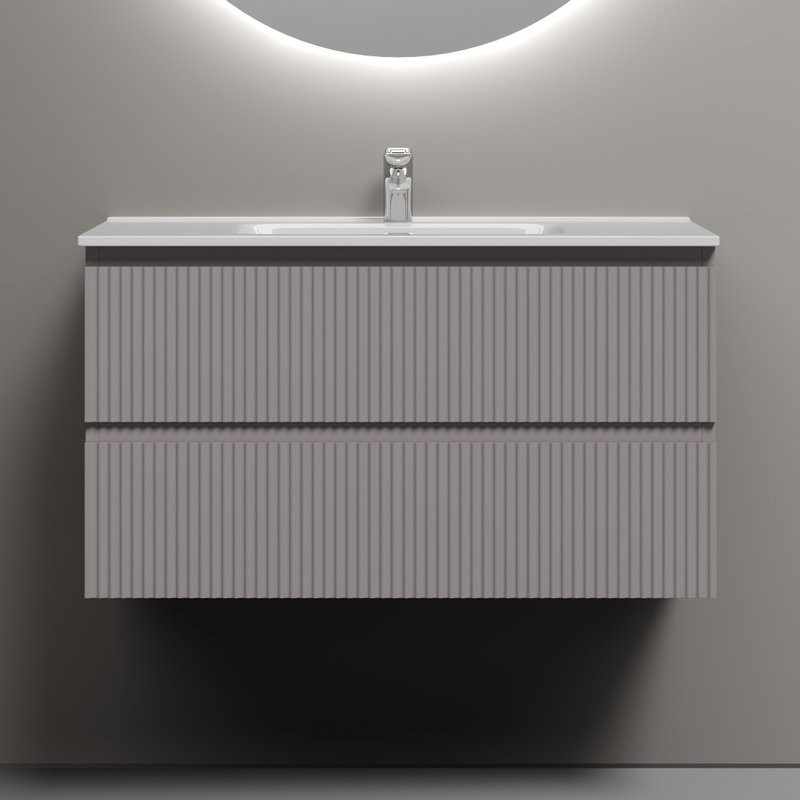 Тумба под раковину Sancos подвесная Snob R 90 Doha Soft SNR90SM