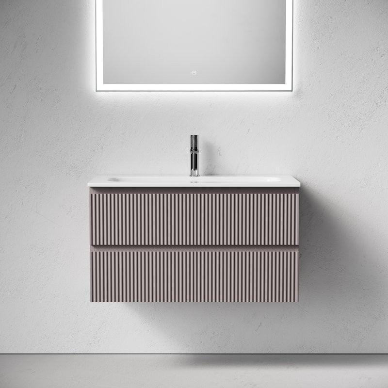 Тумба под раковину Sancos подвесная Snob R 90 Doha Soft SNR90SM