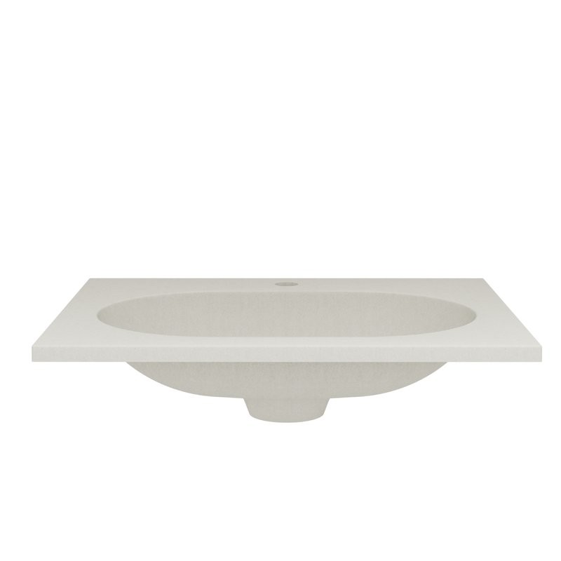 Тумба с раковиной Vincea Welle 60 m.beige soft-touch, раковина VCB-4H600J жасмин