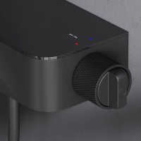 Душевая стойка AM.PM Func F078F322 черный матовый, с термостатом