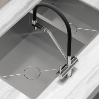 Смеситель для кухни Sancos Dora SC4003CH с гибким изливом, хром