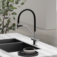 Смеситель для кухни Sancos Dora SC4003CH с гибким изливом, хром