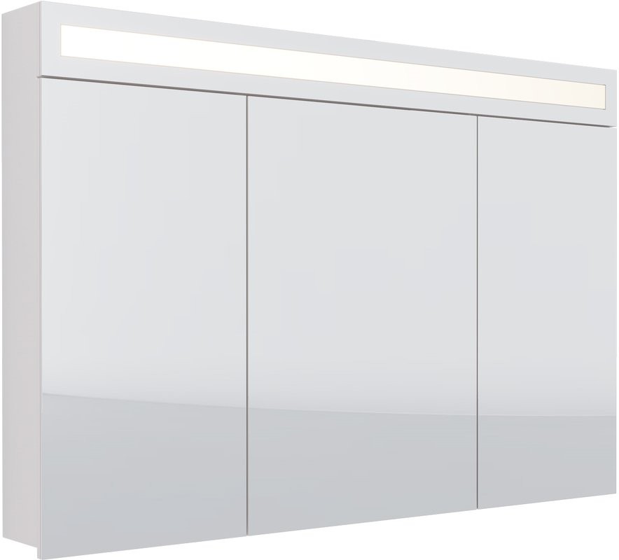 Зеркало-шкаф Dreja Uni 120 белое