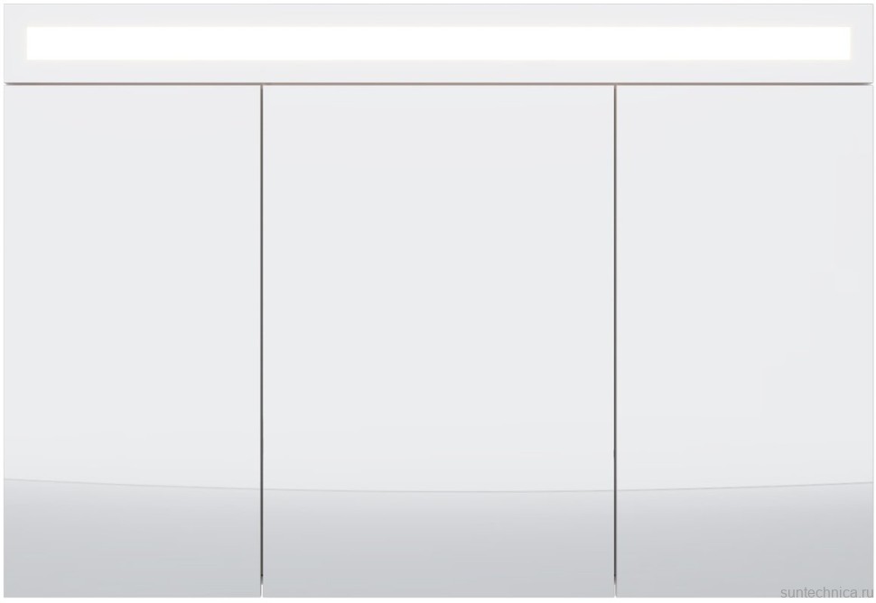 Зеркало-шкаф Dreja Uni 120 белое