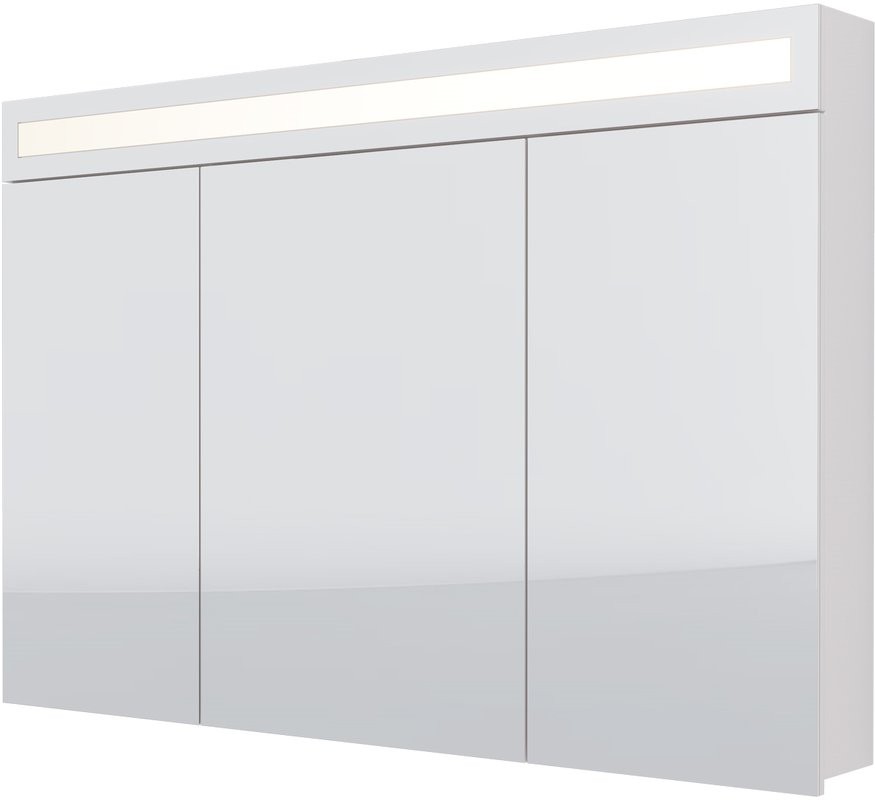 Зеркало-шкаф Dreja Uni 120 белое