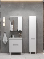 Тумба с раковиной SanStar Ориана 60 напольная, раковина Cersanit Moduo 60