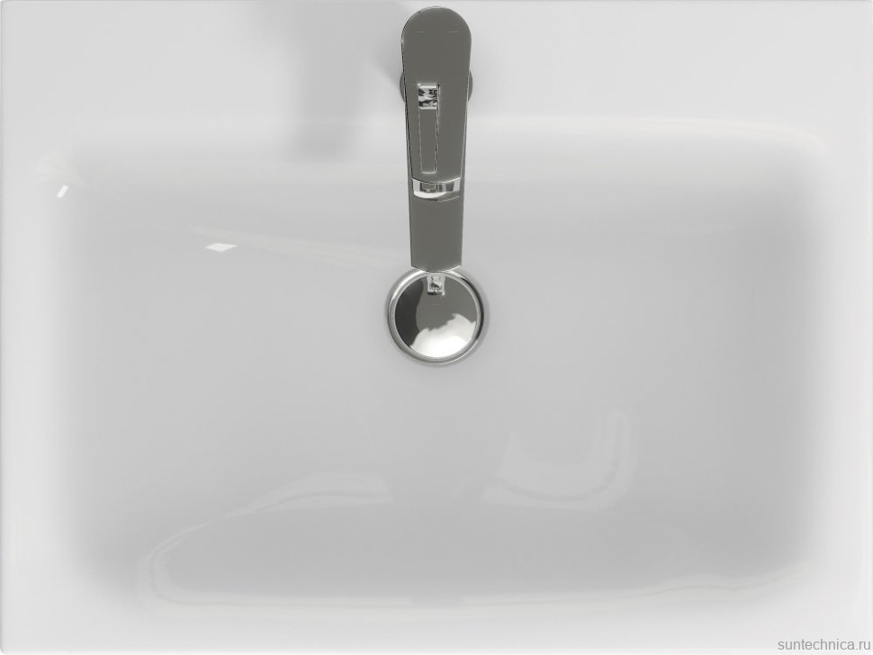 Тумба с раковиной SanStar Ориана 60 напольная, раковина Cersanit Moduo 60