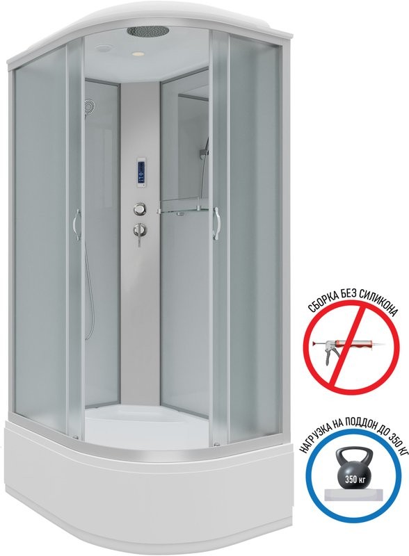 Душевая кабина Niagara Classic NG-2310-14LP 120х80 см, с пультом управления и FM-радио