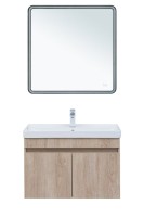 Мебель для ванной комнаты Aquanet Оптима 80 подвесная, дуб светлый