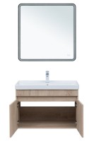 Мебель для ванной комнаты Aquanet Оптима 80 подвесная, дуб светлый