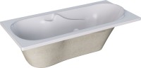 Акриловая ванна 1MarKa Vita 150x70 см, пристенная, белая, с каркасом