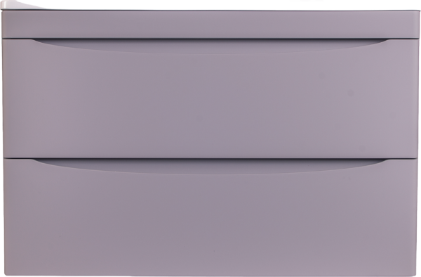 Тумба с раковиной Style Line Бергамо Мини 80 Люкс Plus подвесная, антискрейтч серая