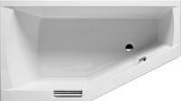 Акриловая ванна Riho Geta R 170x90 см, угловая, правая, пристенная, белая, пятиугольная, на ножках, с ручками, со сливом-переливом