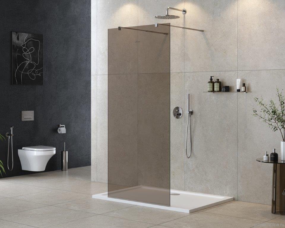 Душевая перегородка Cezares Liberta -L-2-90-BR-Cr