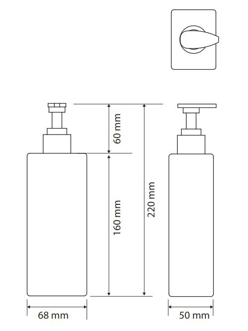 Дозатор для жидкого мыла Bemeta Hotel 131567703 настольный, белый