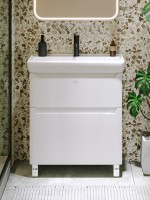 Мебель для ванной комнаты Alavann Lana 70 напольная, белая