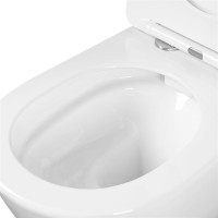Комплект Унитаз подвесной AQUATEK Бетта AQ1253W-00 безободковый, с микролифтом + Инсталляция Standard INS-0000012