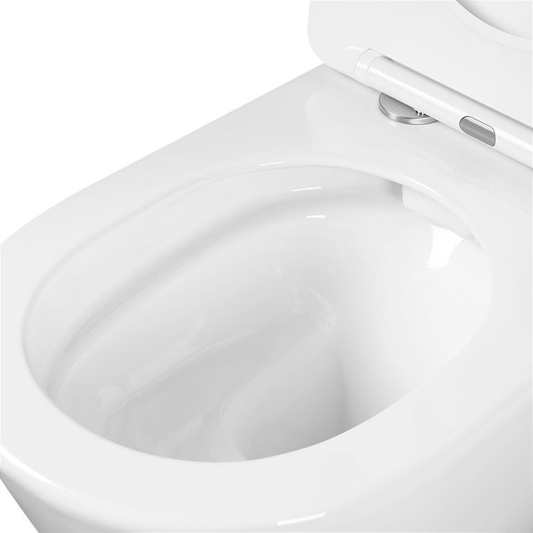 Комплект Унитаз подвесной AQUATEK Бетта AQ1253W-00 безободковый, с микролифтом + Инсталляция Standard INS-0000012
