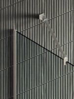 Душевая перегородка Maybahglass MGD-726-5у 79 см, профиль матовый хром, стекло прозрачное