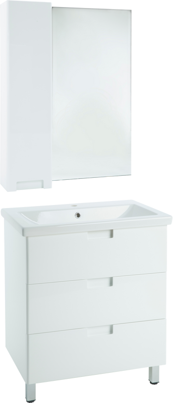 Мебель для ванной комнаты Bellezza Пегас 70 напольная, белая