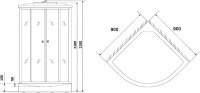 Душевая кабина Grossberg ТМ209