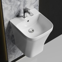 Раковина Ceramicanova Dion CN6067 белая глянцевая