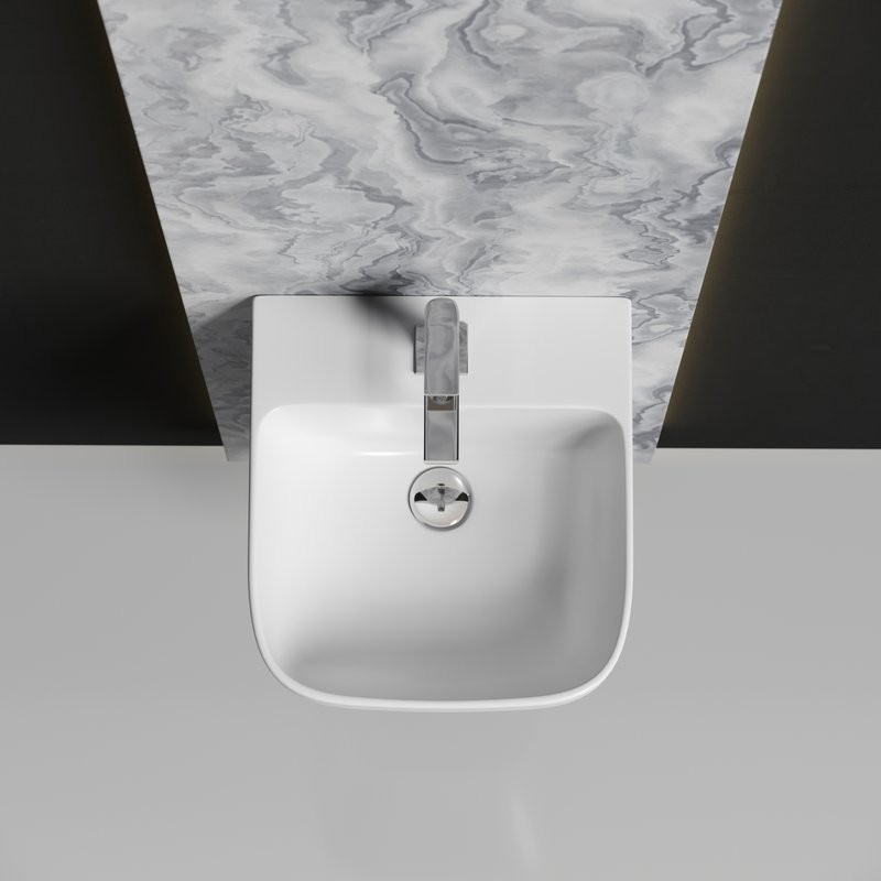 Раковина Ceramicanova Dion CN6067 белая глянцевая